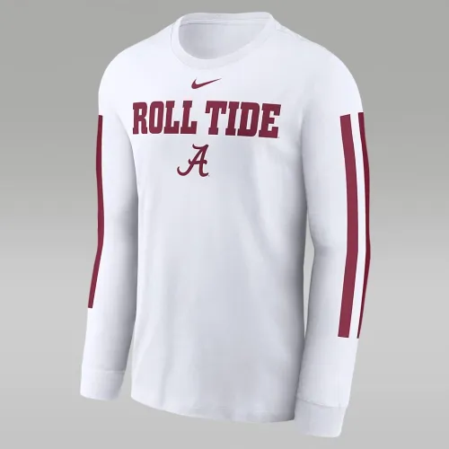 Nike Alabama Crimson Tide Local Spirit Slogan чоловічі Jordan College Long-Sleeve футболка колір білий