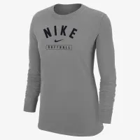 Nike Softball жіноча Long-Sleeve футболка колір сірий