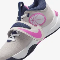 Nike Team Hustle D 11 Big дитячі баскетбольні Кросівки колір фіолетовий