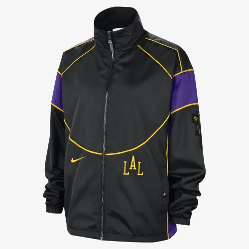 Los Angeles Lakers Swoosh Fly 2023/24 City Edition женская Nike NBA Куртка цвет черный