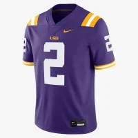 LSU Tigers чоловічі Nike Dri-FIT College Game Jersey колір фіолетовий