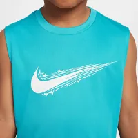 Nike Dri-FIT Little детские Multi Sleeveless Top цвет зеленый