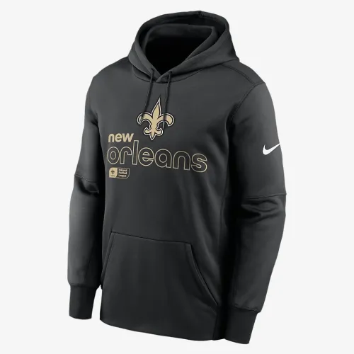New Orleans Saints Men’s Nike Therma NFL Pullover Толстовка з капюшоном колір чорний