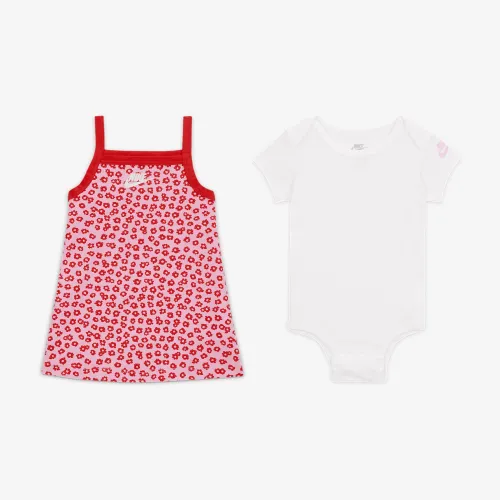 Nike Baby (0-9M) Floral 2-Piece Костюм набор Pink