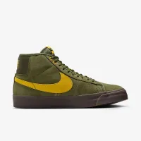 Nike Zoom Blazer Mid Skate Кроссовки цвет зеленый