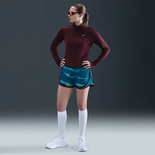 Nike Tempo жіноча Dri-FIT Mid-Rise Brief-Lined Running шорти блакитний