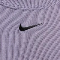 Nike Sportswear Chill Knit жіноча Tight Scoop-Back Short-Sleeve Mini-Rib Top колір фіолетовий
