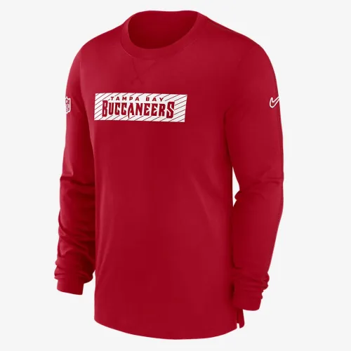 Tampa Bay Buccaneers Sideline Player Team Issue Men’s Nike Dri-FIT Long-Sleeve Top колір червоний