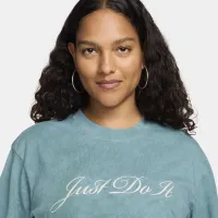 Nike Sportswear женская футболка цвет зеленый