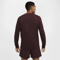 Nike чоловічі Dri-FIT Long-Sleeve Fitness футболка колір червоний
