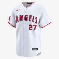 Mike Trout Los Angeles Angels чоловічі Nike Dri-FIT ADV MLB Limited Jersey колір білий