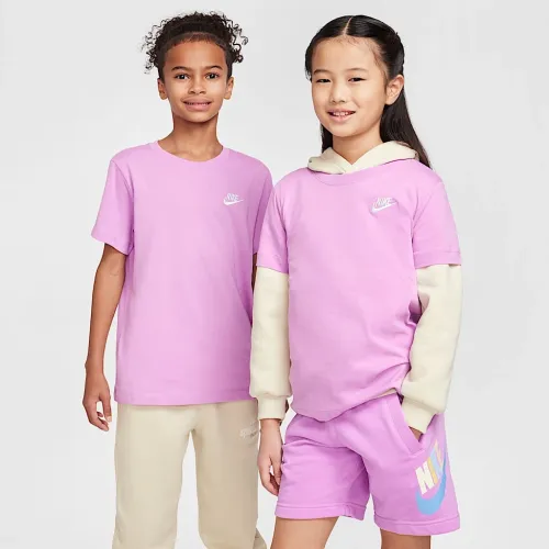 Nike Sportswear Big детские футболка цвет фиолетовый