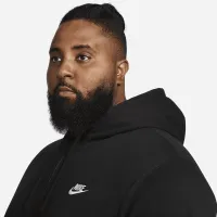 Nike Sportswear Club Fleece чоловічі Full-Zip Толстовка з капюшоном колір чорний