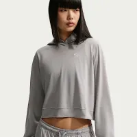 Nike Sportswear Chill Knit женская Lightweight Толстовка с капюшоном цвет серый