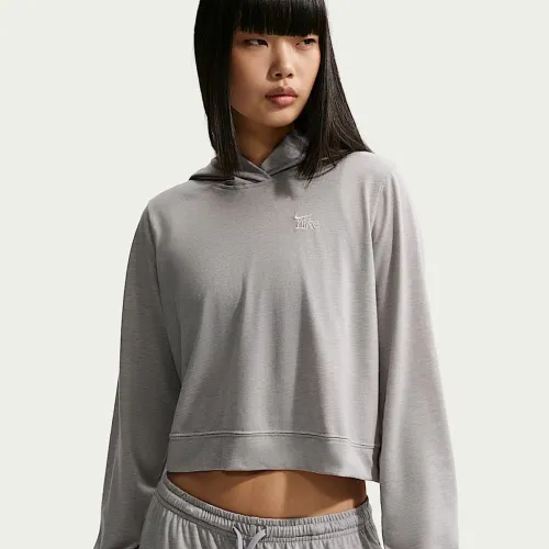 Nike Sportswear Chill Knit женская Lightweight Толстовка с капюшоном цвет серый