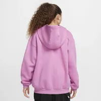Nike Sportswear Club Fleece Big детские оверсайз Full-Zip Толстовка с капюшоном Pink