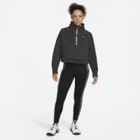 Nike Pro женская С высокой Талией 7/8 тренировочные лосины с карманамицвет черный