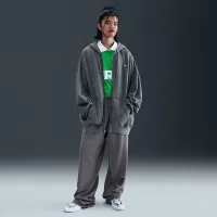 Nike x Martine Rose мужские Full-Zip Толстовка с капюшоном цвет серый