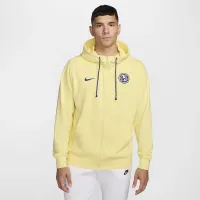 Club Америка Club мужские Nike Soccer Full-Zip Толстовка с капюшоном Yellow