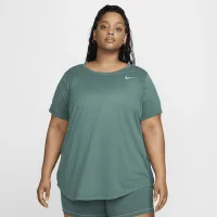 Nike Dri-FIT жіноча футболка (великі розміри) колір зелений
