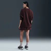 Nike Sportswear Club Fleece женская Loose Crew-Neck свитшот цвет красный