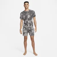 Nike Dri-FIT чоловічі Allover Print Short-Sleeve Yoga Top колір сірий