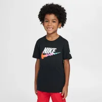 Nike Little дитячі Brandmark Swoosh футболка колір чорний