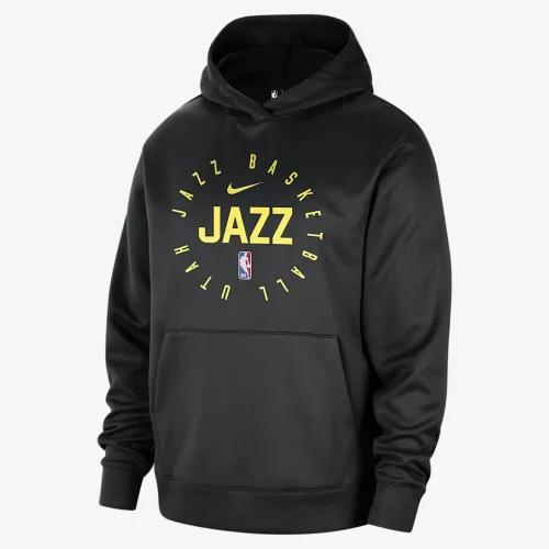 Utah Jazz Spotlight чоловічі Nike Dri-FIT NBA Pullover Толстовка з капюшоном колір чорний