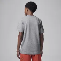 Nike Jordan Big детские Jumpman Air Embroideцвет красный футболка цвет серый