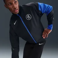 Chelsea FC Strike Third чоловічі Nike Dri-FIT Total 90 Soccer Anthem Куртка колір чорний