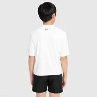 Nike Swim Hydroguard Big дитячі (для хлопчиків) Dri-FIT Short-Sleeve Top колір білий