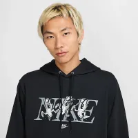 Nike Club мужские French Terry Толстовка с капюшоном цвет черный