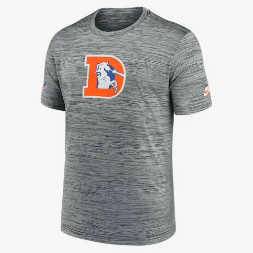 Denver Broncos Sideline Velocity чоловічі Nike Dri-FIT NFL футболка колір сірий