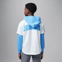 Nike Jordan Big детские Hooded Jumpman Baseball Pullover цвет белый