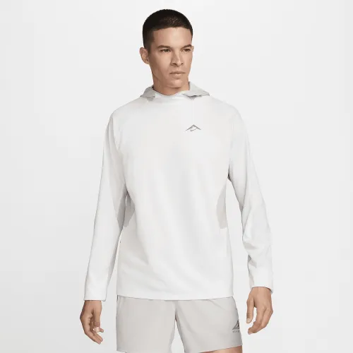 Nike Trail чоловічі Dri-FIT UV Long-Sleeve Hooded Running Top колір білий