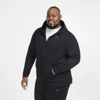 Nike Therma мужские Full-Zip тренировочные Толстовка с капюшоном цвет черный