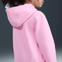 Nike Sportswear Club Little детские Fleece Full-Zip Толстовка с капюшоном Pink