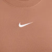 Nike Sportswear Essential женская Slim Cropped футболка цвет коричневый