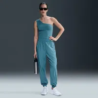 Nike One женская Dri-FIT С высокой Талией 7/8 Joggers синий