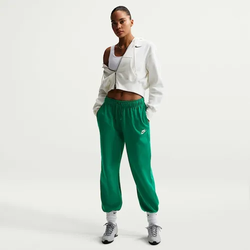 Nike Sportswear Club Fleece женская Mid-Rise оверсайз Sweatpants цвет зеленый