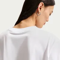 Nike Sportswear женская Loose Short-Sleeve Cropped футболка цвет белый