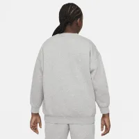 Nike Sportswear Club Fleece Big дитячі (Girls') оверсайз світшот (Extended Size) колір сірий