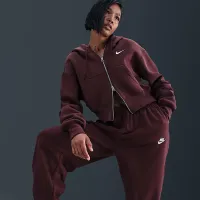 Nike Sportswear Club Fleece женская Mid-Rise оверсайз Sweatpants цвет красный
