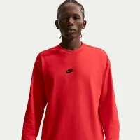 Nike Sportswear Premium Essentials мужские Long-Sleeve футболка цвет красный