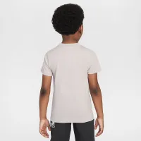 Nike Little дитячі Brandmark Swoosh футболка колір сірий
