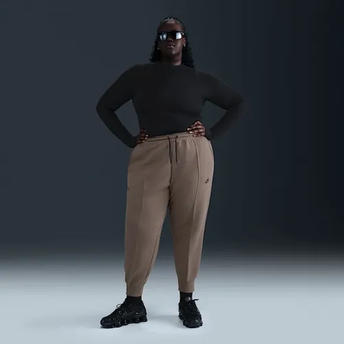 Nike Sportswear Tech Fleece женская Mid-Rise Joggers (большие размеры) цвет коричневый