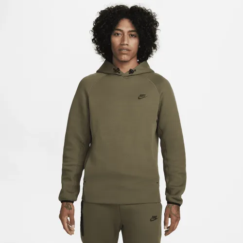 Nike Sportswear Tech Fleece чоловічі Pullover Толстовка з капюшоном колір зелений