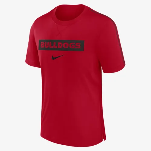 Georgia Bulldogs Sideline Player чоловічі Nike Dri-FIT College футболка колір червоний