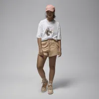 Nike Jordan женская оверсайз Graphic футболка цвет белый