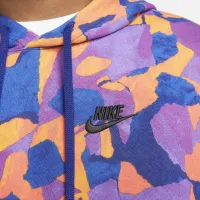 Nike Club Fleece Men's French Terry Pullover Hoodie Purple